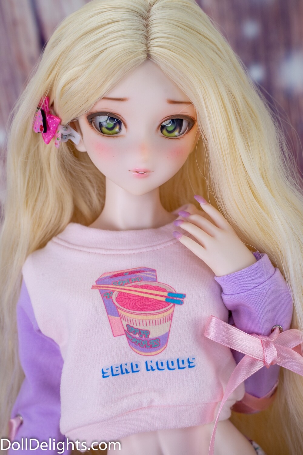 Ribbon Sleeves Top - SEND NOODS