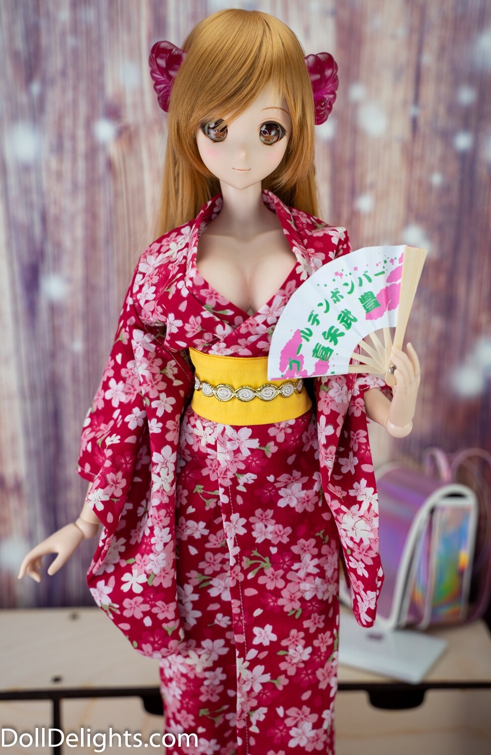 Red Cherry Blossoms Yukata Red Cherry Blossoms Yukata