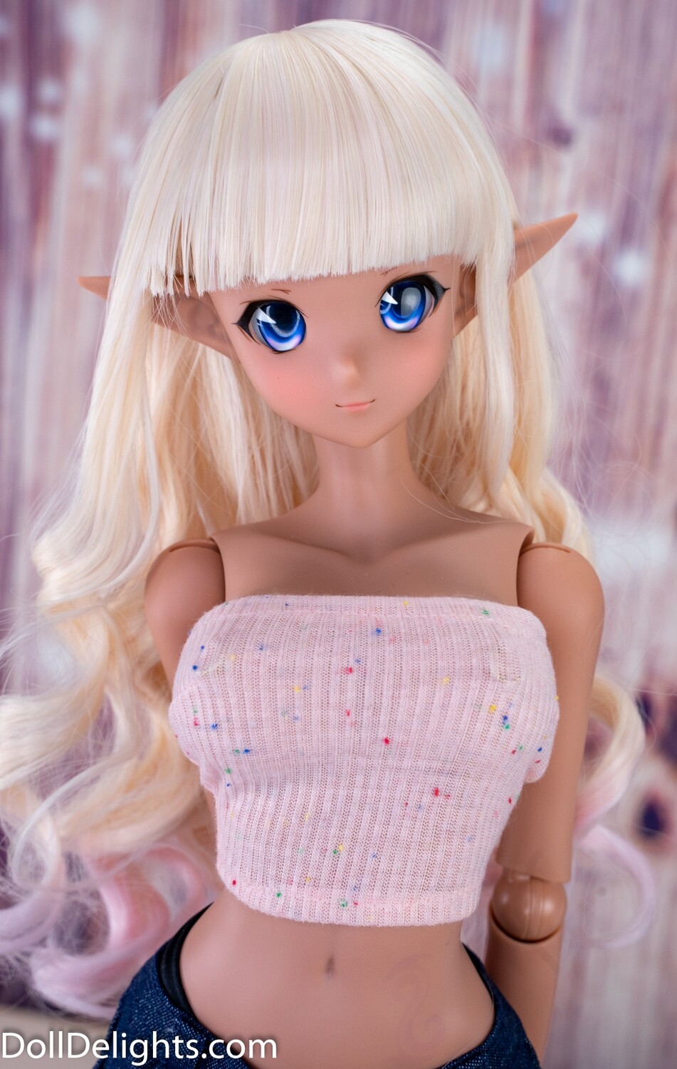Super Fitted Tube Top - Peach Cream