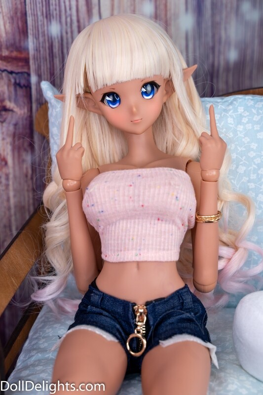 Super Fitted Tube Top - Peach Cream