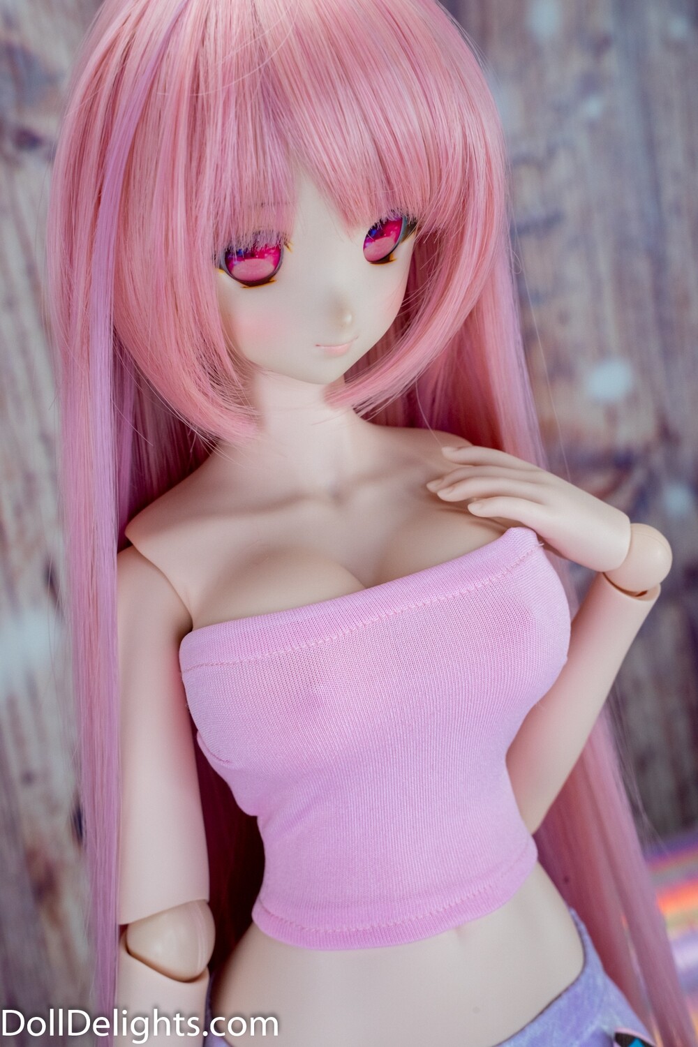 Super Fitted Tube Top - Pink Super Fitted Tube Top - Pink