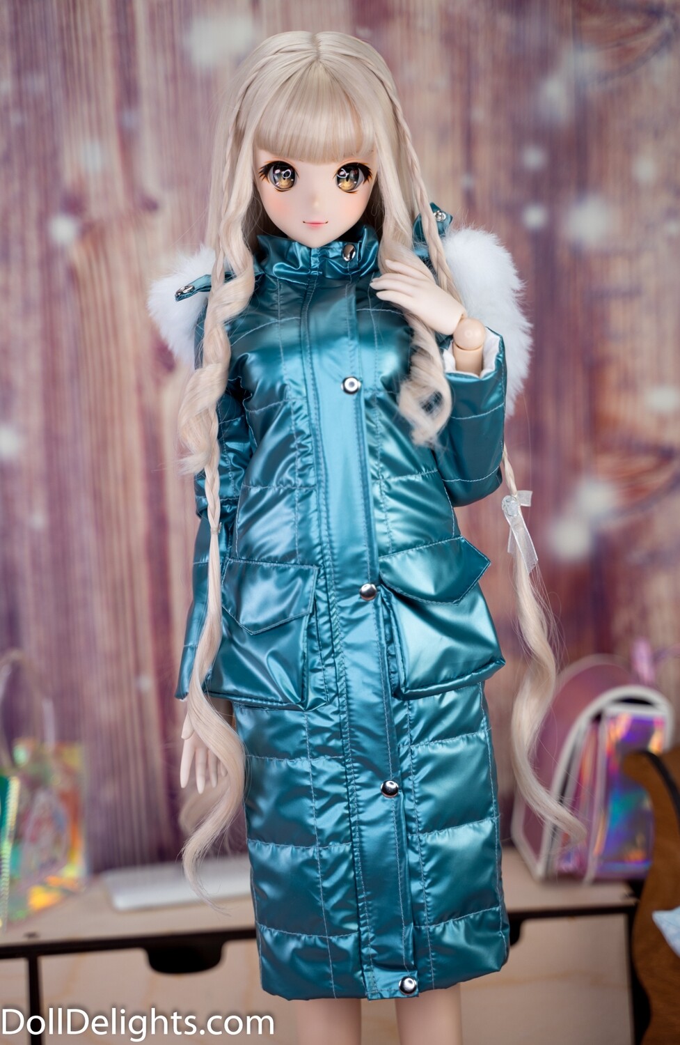 Metallic Full Length Overcoat