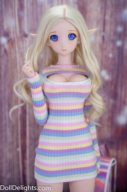 Rainbow Striped Cutout Dress Rainbow Striped Cutout Dress