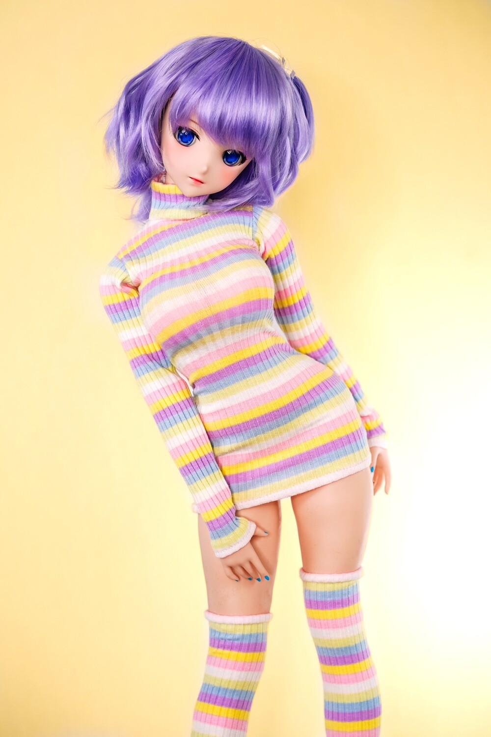 Ribbed Bodycon + Thigh Highs - Rainbow Ribbed Bodycon + Thigh Highs - Rainbow