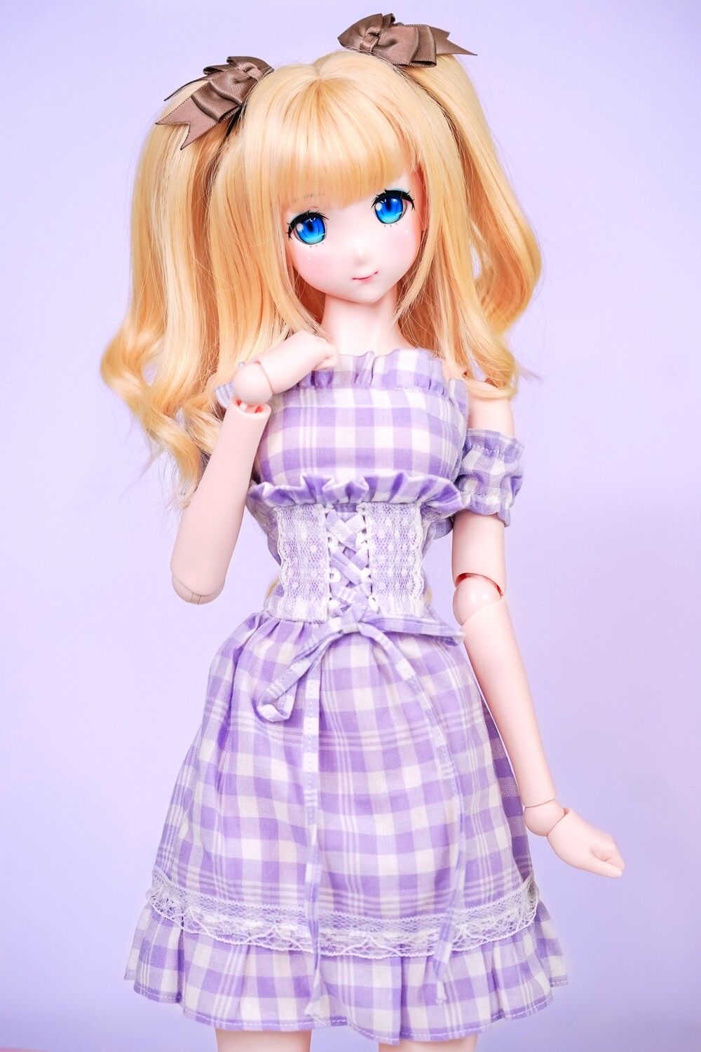 Purple Gingham Spring Dress Purple Gingham Spring Dress