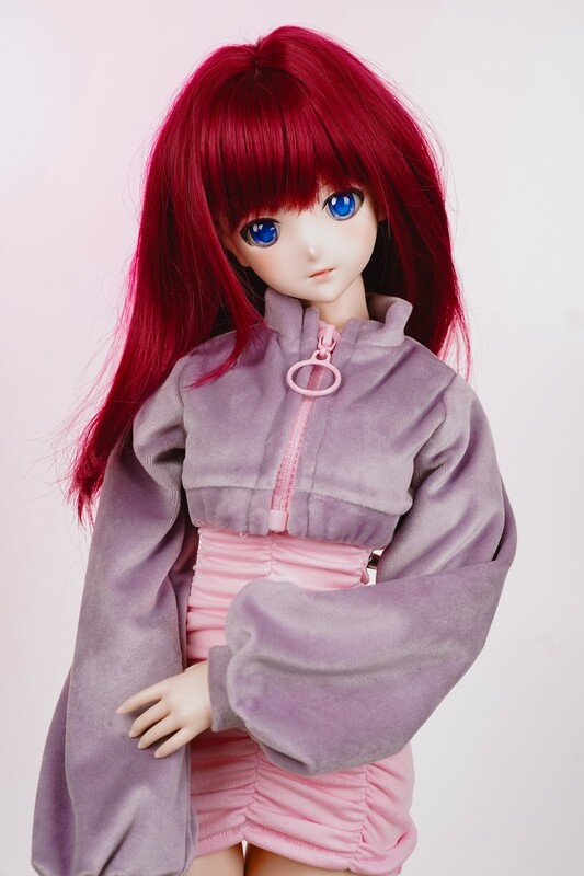 Cropped Velvet Jacket - Purple