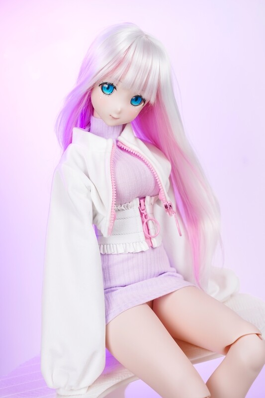 Cropped Velvet Jacket - White