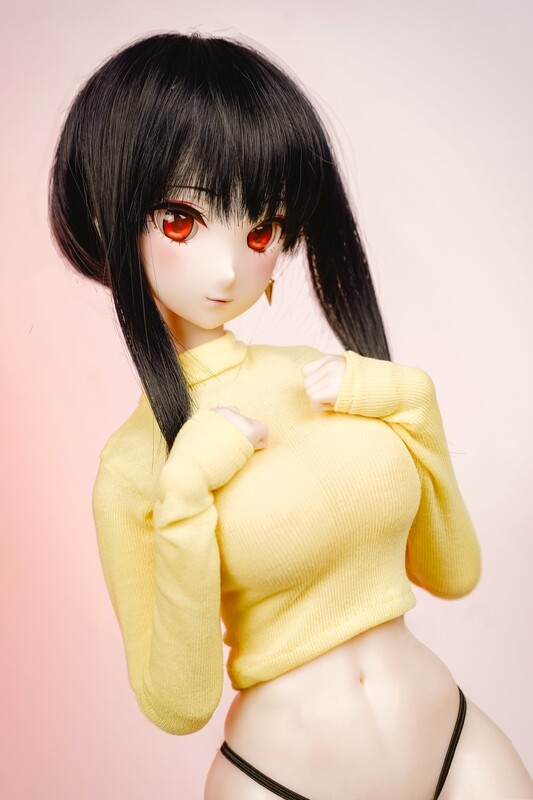 Soft Knit Mock Turtleneck - Yellow