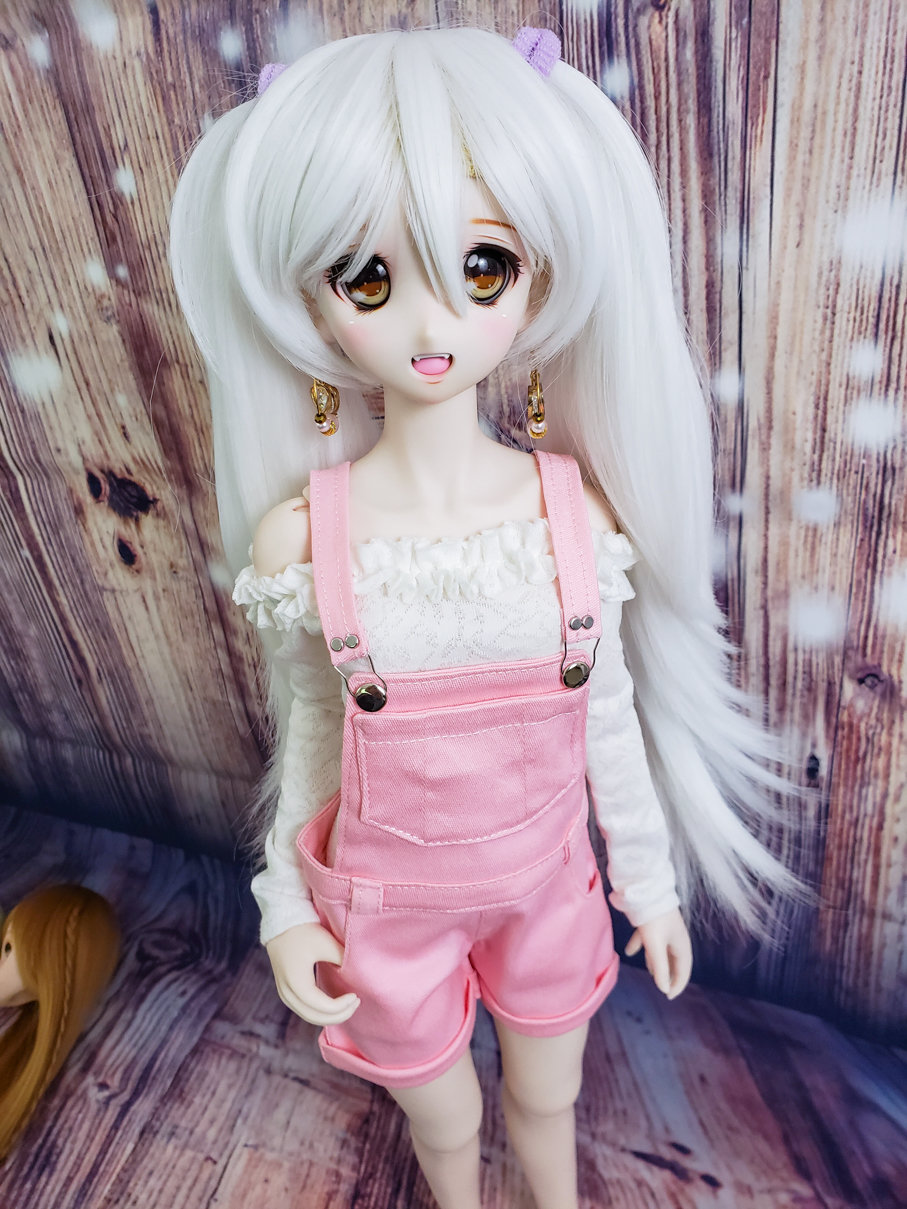 Pink Overall Shorts Pink Overall Shorts