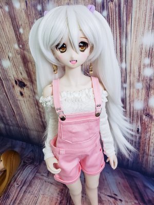 Pink Overall Shorts