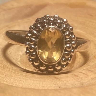 yellow topaz or citrine? ring