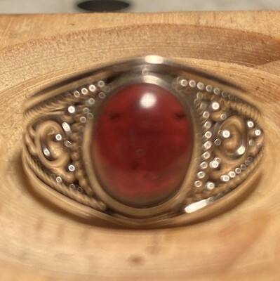 Oval Garnet Ring