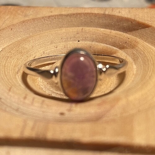 Vertical Oval Amethyst