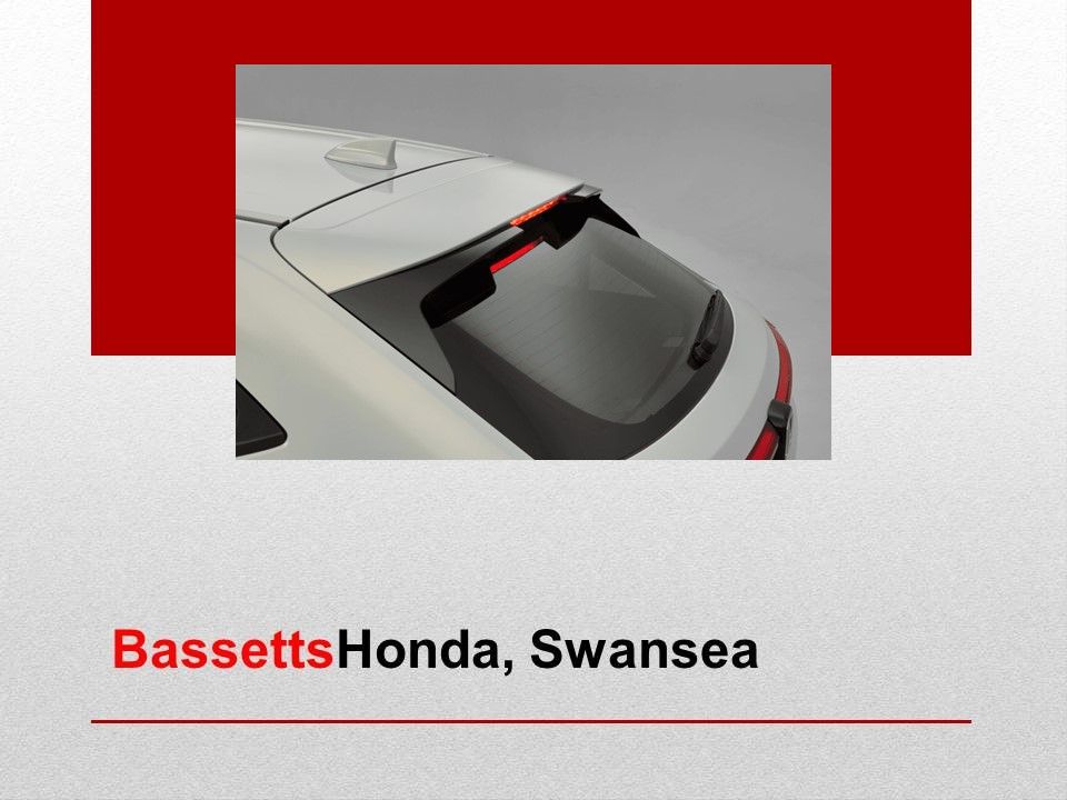 Genuine Honda HRV 2022 > Model Hybrid Tailgate Spoiler Extension