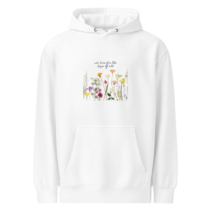 &quot;To Live for the Hope of it All&quot; Unisex premium mid-weight hoodie