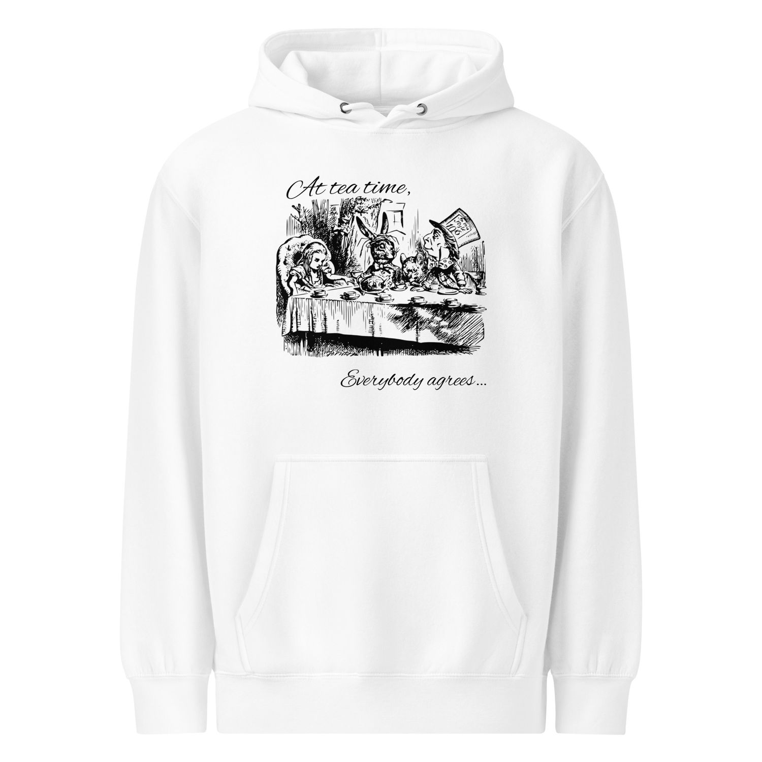 &quot;Tea Time&quot; Unisex premium mid-weight hoodie