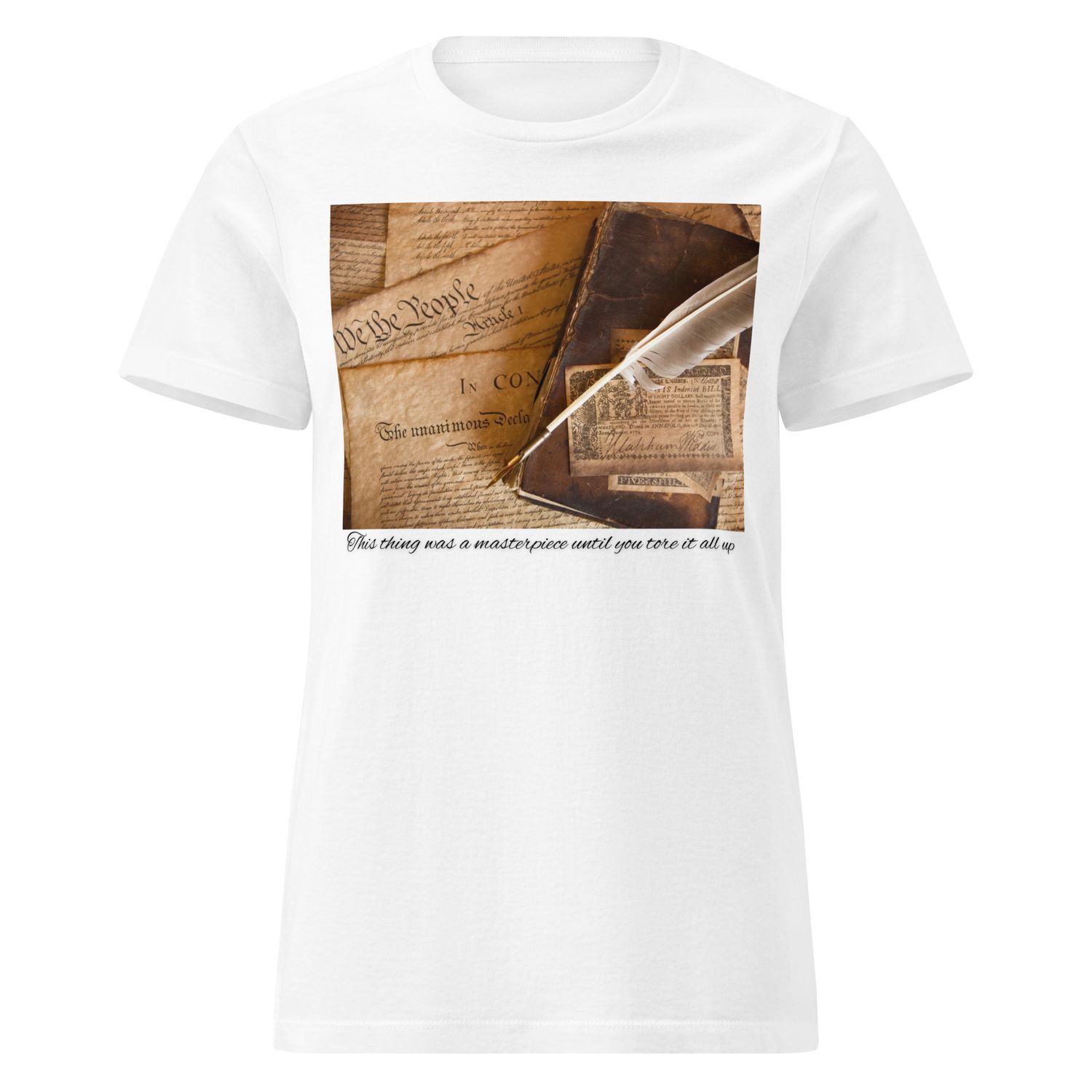&quot;ATW Constitution&quot; Women’s basic softstyle t-shirt