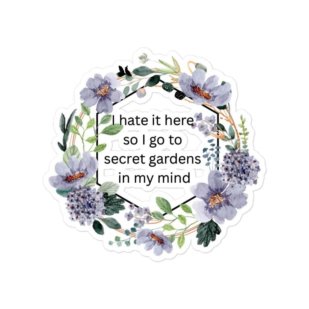 &quot;I Hate it Here&quot; Bubble-free stickers