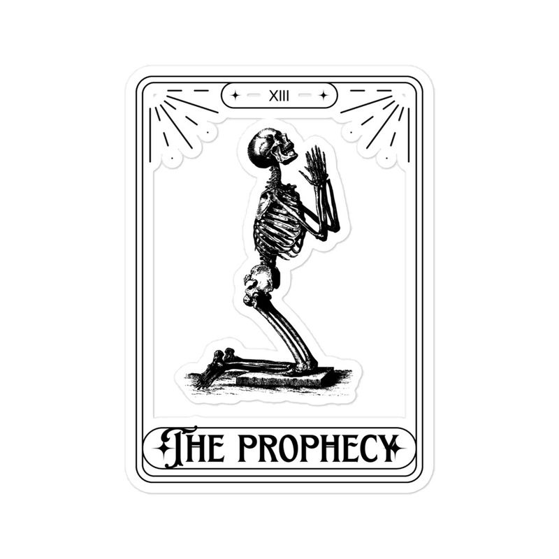 &quot;The Prophecy&quot; Bubble-free stickers