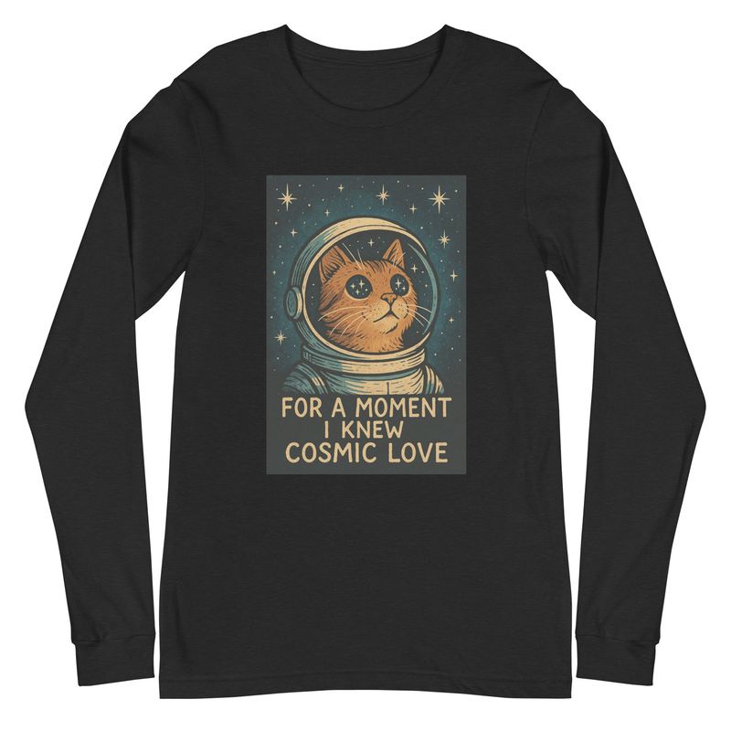 &quot;Cosmic Love&quot; Unisex Long Sleeve Tee