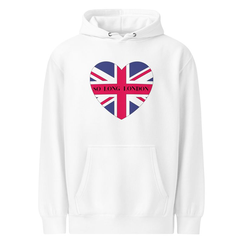 &quot;So Long, London&quot; Unisex premium mid-weight hoodie