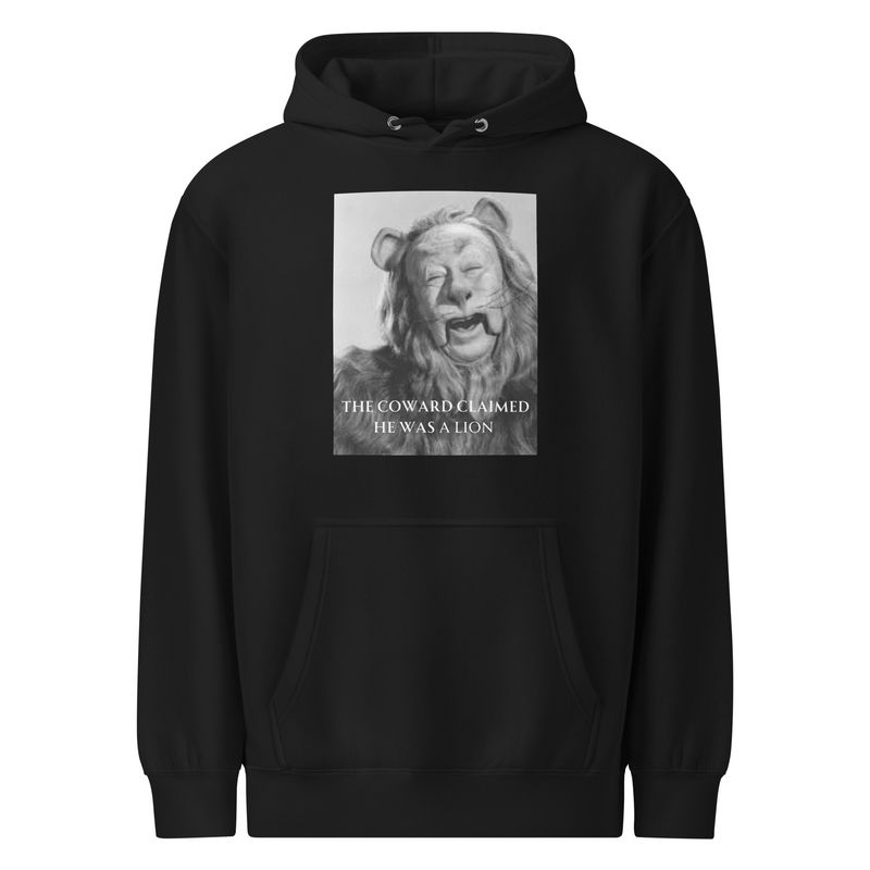 &quot;The Coward&quot; Unisex premium mid-weight hoodie