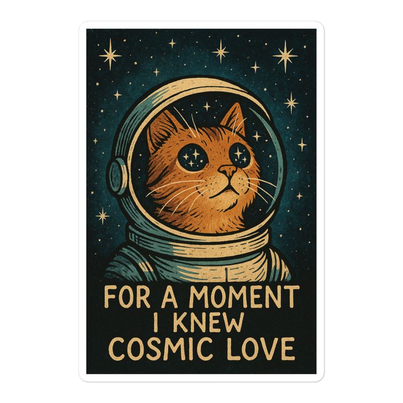 &quot;Cosmic Love&quot; Bubble-free stickers