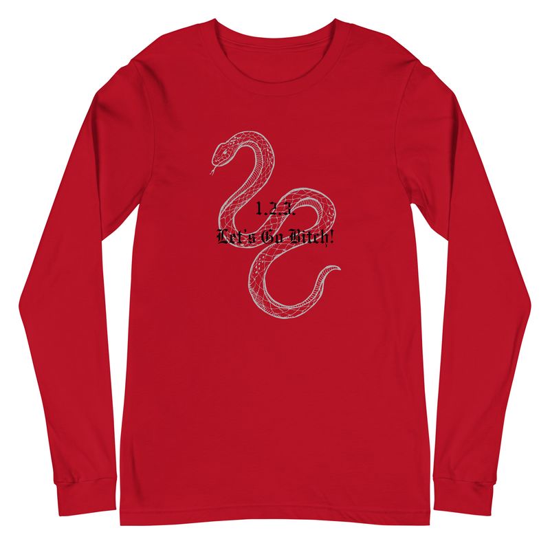 &quot;Let&#39;s Go Delicate Chant&quot; Unisex Long Sleeve Tee