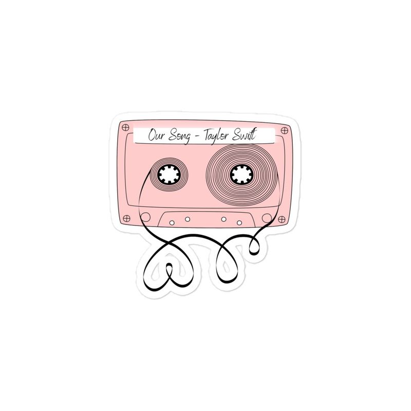 &quot;Our Song Casette&quot; Bubble-free stickers