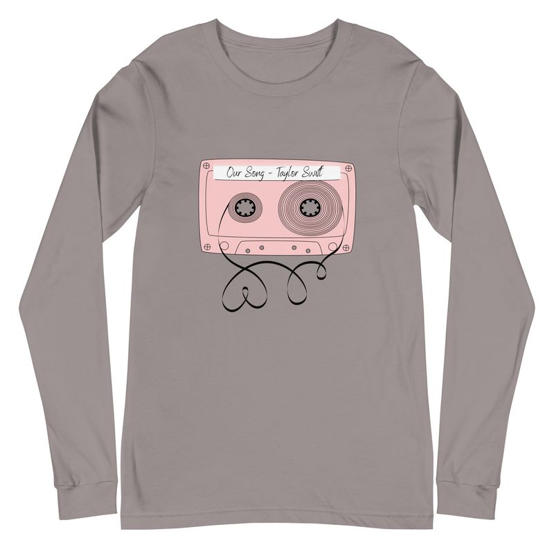 &quot;Our Song Casette&quot; Unisex Long Sleeve Tee