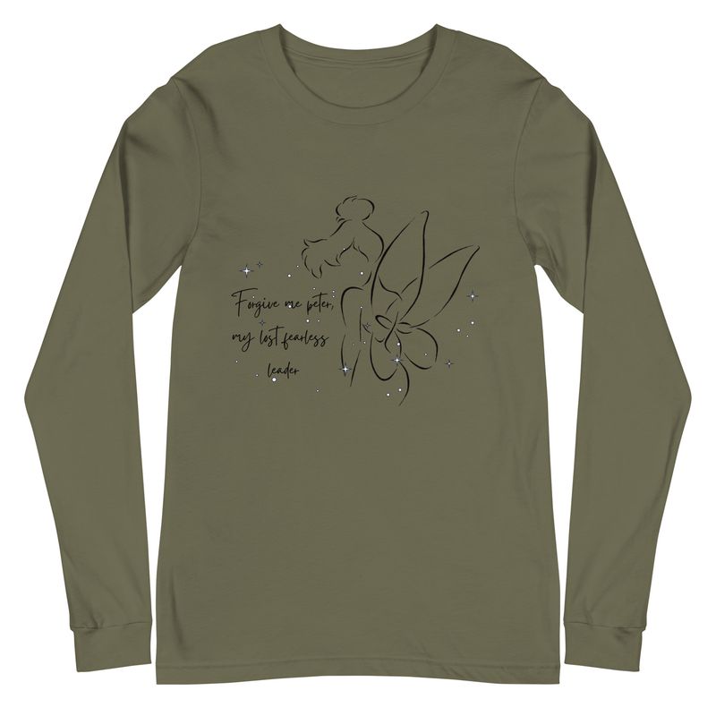&quot;Forgive me Peter x Tinkerbell&quot; Unisex Long Sleeve Tee