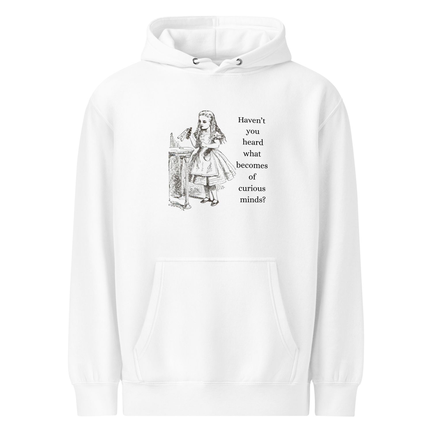 &quot;Curious Minds&quot; premium mid-weight hoodie