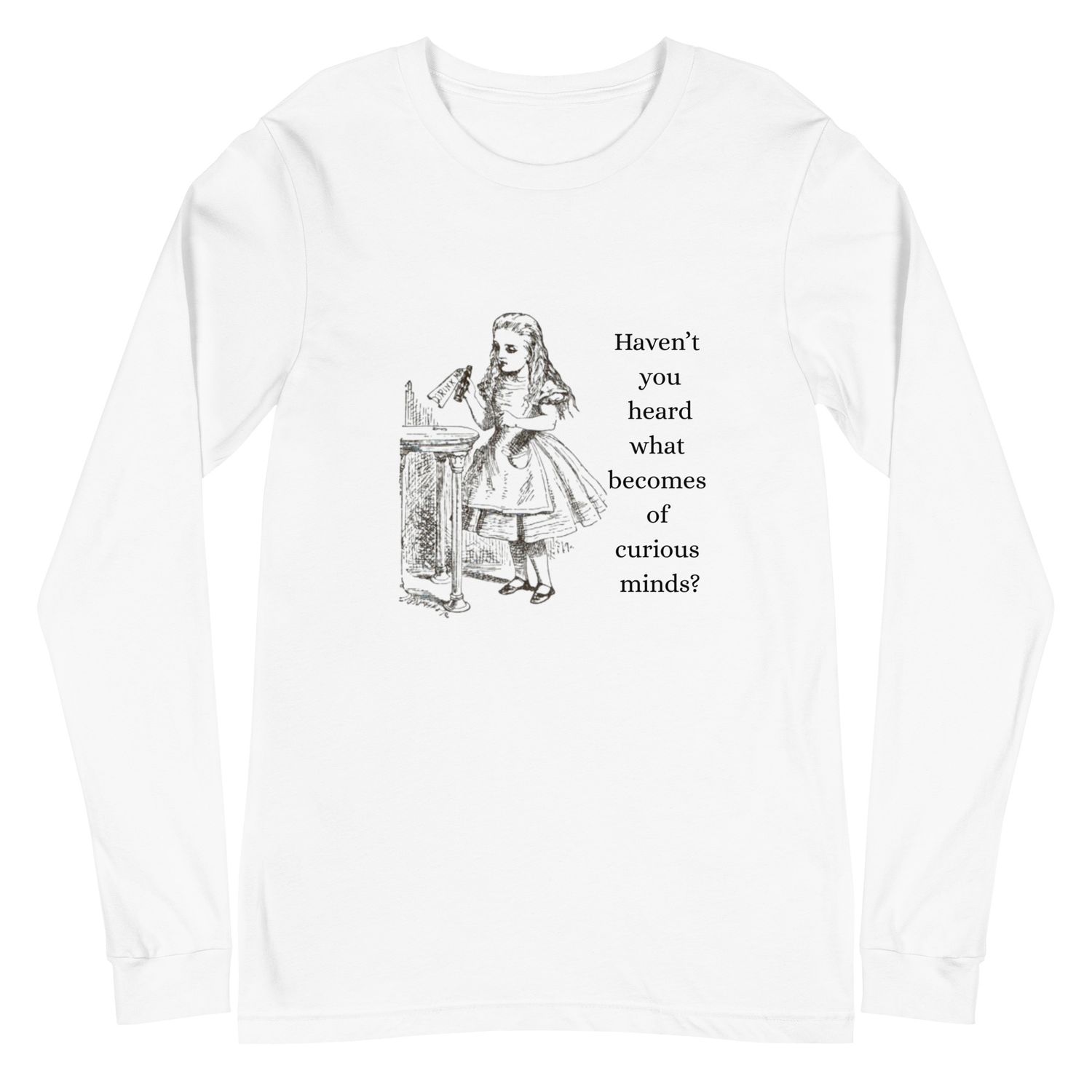 &quot;Curious Minds&quot; Unisex Long Sleeve Tee