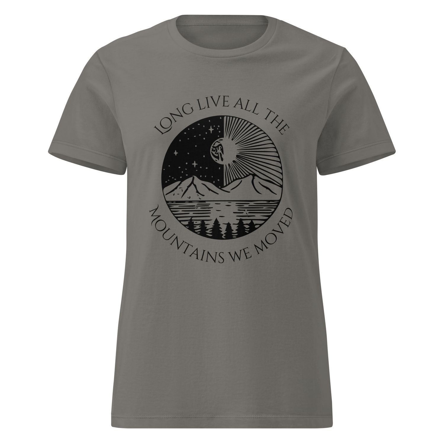 &quot;Mountains Long Live&quot;  Women’s basic softstyle t-shirt
