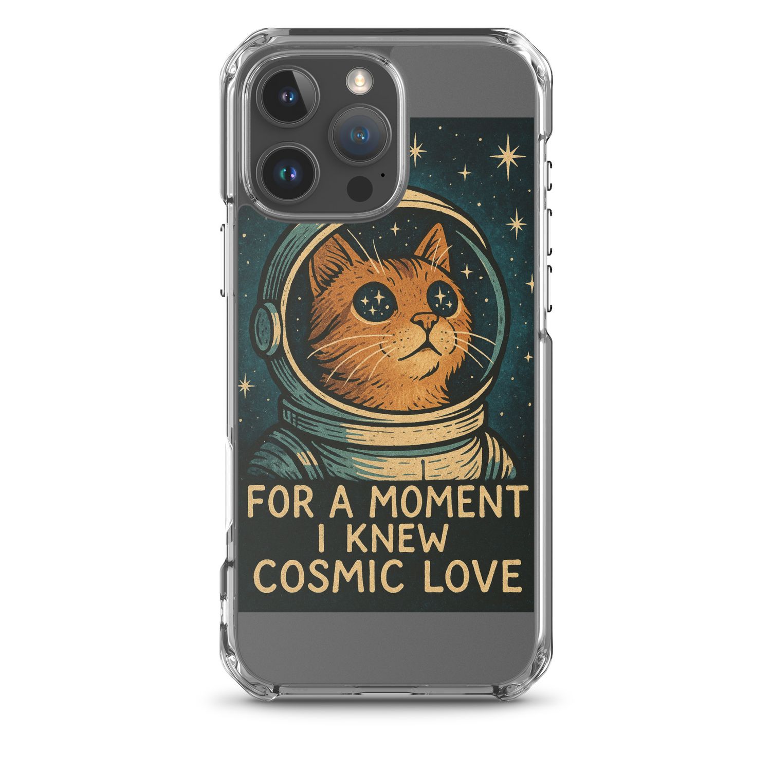 &quot;Cosmic Love&quot; Clear Case for iPhone®
