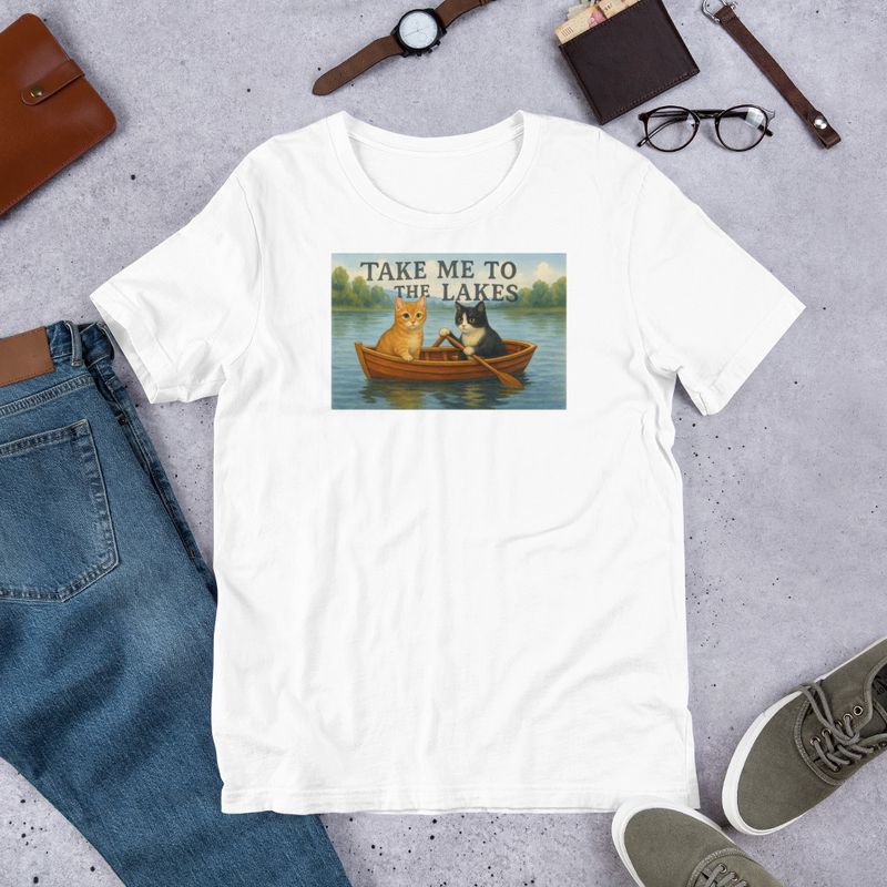 &quot;The Lakes Cats&quot; Unisex t-shirt