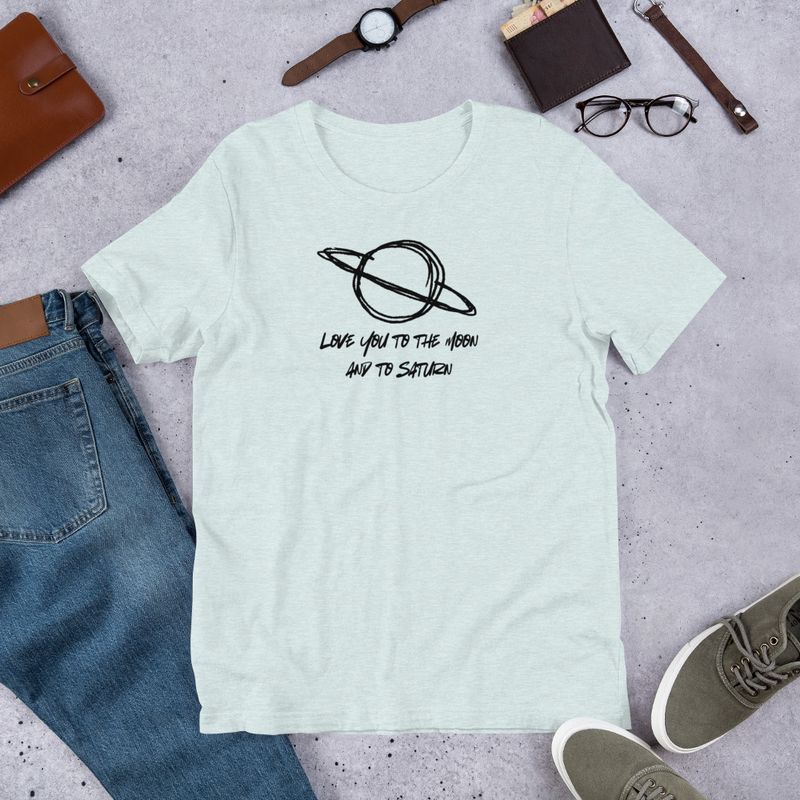 &quot;To Saturn&quot; Unisex t-shirt