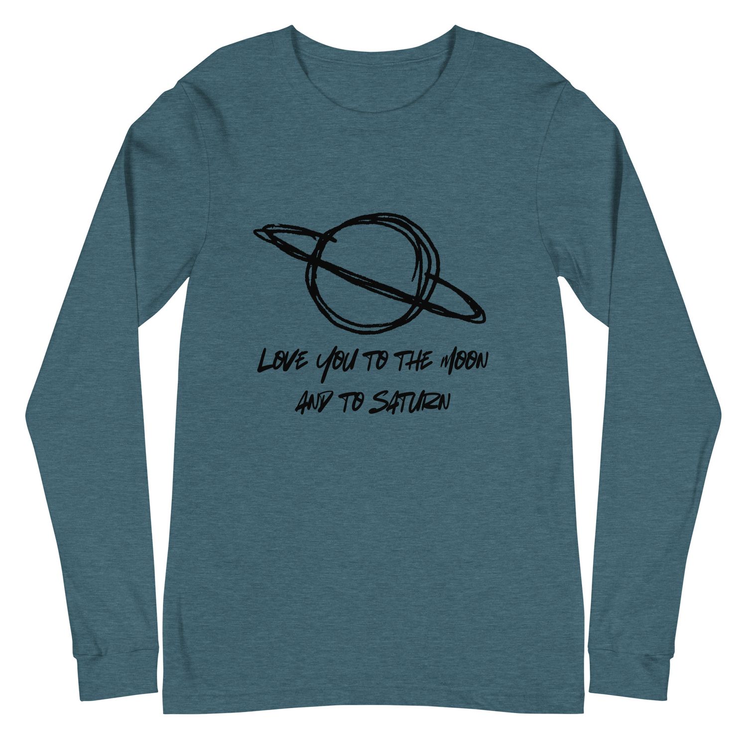 &quot;To Saturn&quot; Unisex Long Sleeve Tee