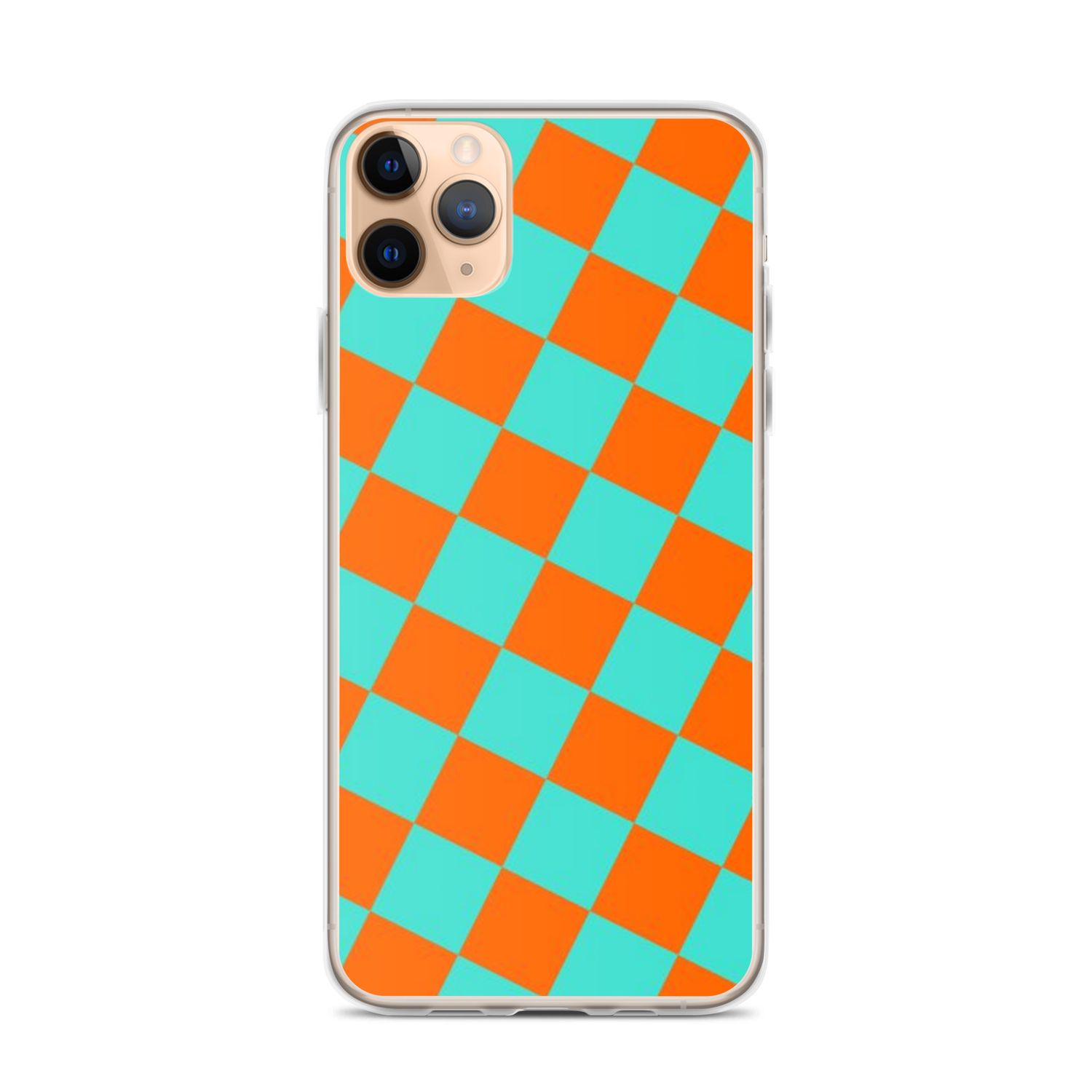 &quot;TLOAS Checkered&quot; Clear Case for iPhone®