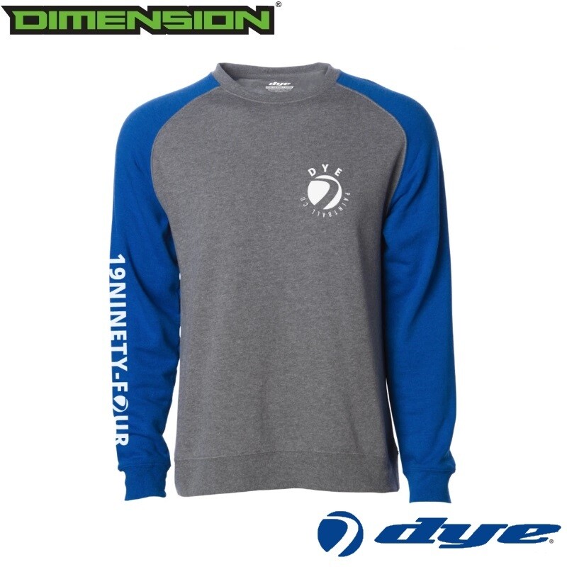 Dye 1994 Crew Neck - Heath/Blue - L