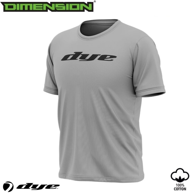 Dye T-Shirt Logo - Grey - L