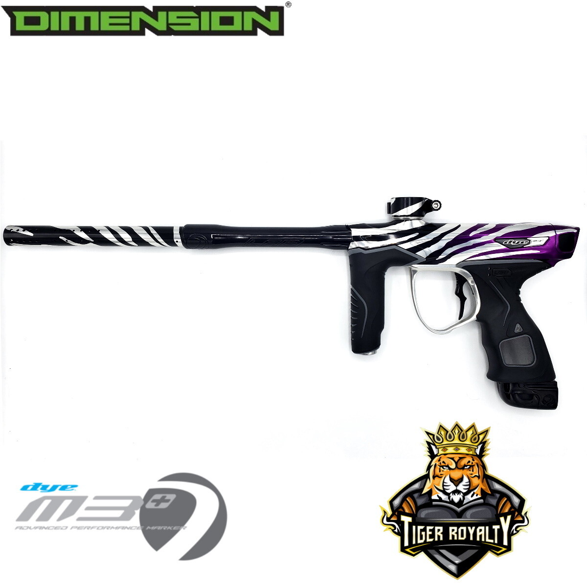Dye M3+ - Dimension Limited Edition 1 of 1 / Tiger Royalty - Plum Sunday