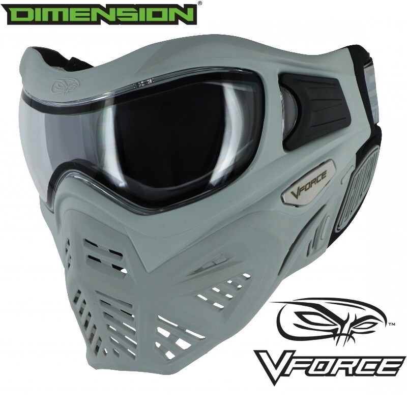 VForce Grill 2.0 Goggle - Shark - Thermal Clear - Grey / Grey