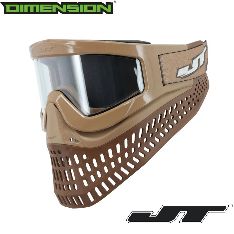 JT Proflex X Thermal Goggle - Brown / Terracotta- Thermal Clear Lens
