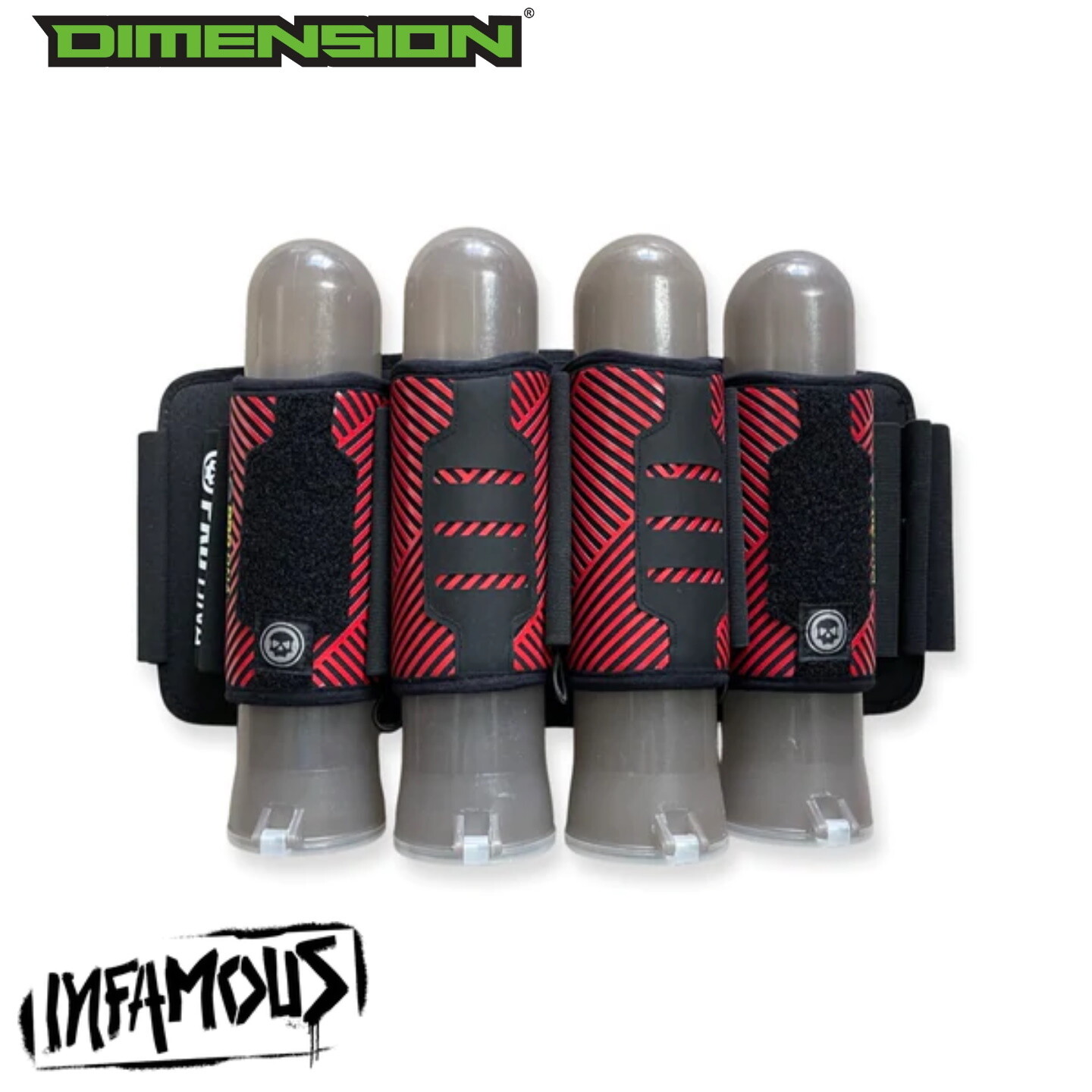 Infamous PRO DNA Reflex Harness - Red - 4+7