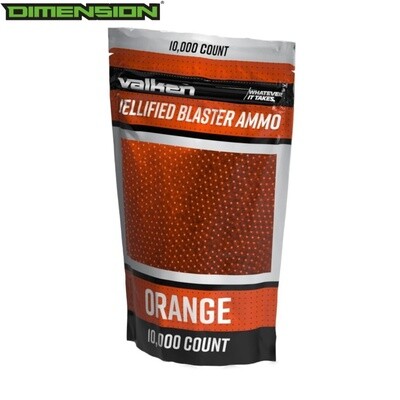 Valken Jellified Blaster Ammo -10,000rds - Orange