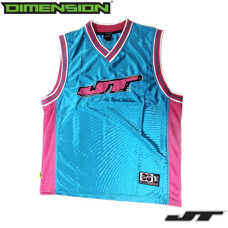 JT Basketball Retro Tank Top - Cotton Candy - Large