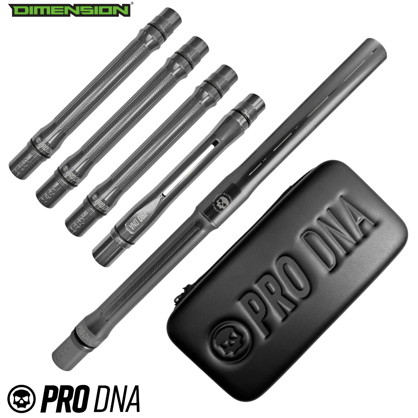 Pro DNA Silencio Barrel Kit - Gloss Pewter - Cocker Thread