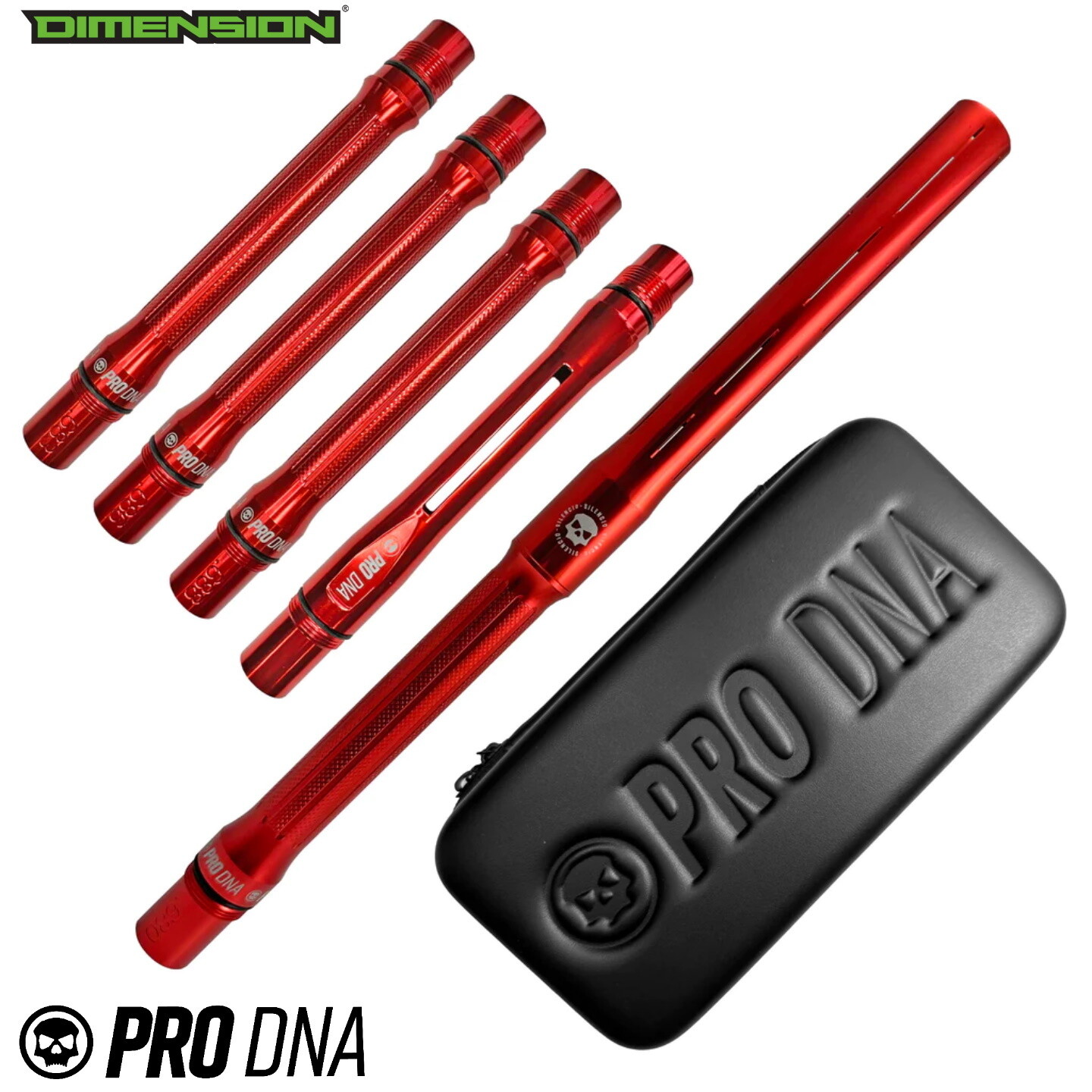 Pro DNA Silencio Barrel Kit - Gloss Red - Cocker Thread