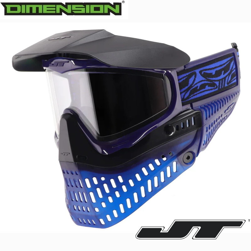 JT Proflex LE Paintball Mask - Ice Series Blue w/ Clear Thermal Lens